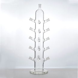 Straight Tubes Glass Bongs 14mm Female Joint Clear Hookahs Thick Glass Unique Bong Water Pipes Oil Dab Rigs