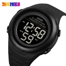 Skmei 10 Year Battery Men Sports Watches Dual Time Chrono Mens Digital Wristwatches Date Week Alarm Male Watch Reloj Hombre 1675 Q0524