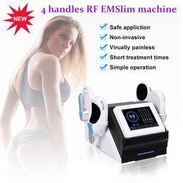 RF EMslim body shaping Slimming Machine Tesla EMS RF electromagnetic Muscle Stimulation fat burning High Intensity beauty equipment