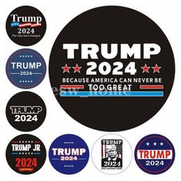 Party Supplies Auto Body Decal Exterior Decoration Styling US American President Donald Trump 2024 Car Bumper Window Sticker