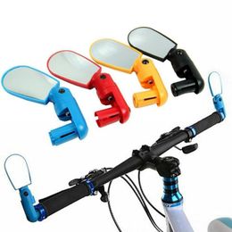 Bike Groupsets 2Pcs Adjustable Mountain Bicycle Cycling Handlebar End Rearview Mirror Flexible Mirrors