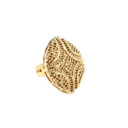 Ethiopian Band Rings Gold Color Women Trendy African Arab Ring Middle East Jewelry Charm Party Wedding Gift