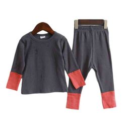 Girls Leggings Spring Small Tong Pit Colour Pants All-match Female Baby Girl Clothes 210515