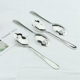 Silver Novelty Coffee Spoon Sugar Skull Tea Spoon