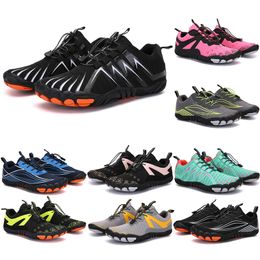 2021 Four Seasons Five Fingers Sports Shoes Mountaineering Net Emprote Simple Running、Cycling、Hiking、Green Pink Black Rock Climbing 35-45 Color71