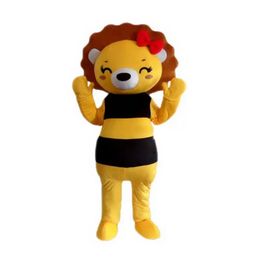 High quality bee bear Mascot Costumes Cartoon Character Adult