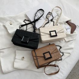 Cross Body Small PU Leather Crossbody Bags For Women 2021 Trend Hand Chain Shoulder Handbags Female Travel Lady Designer Bag