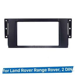 black fascias NZ - Black 2Din Car Radio Fascia for Land Rover Range Rover Auto Stereo Frame Panel DVD Player Trim Installation Fit Trim kit