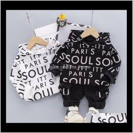 2Pcs Toddler Boy Girls Tops Hoodie Tshirt Pants Outfit Kids Clothes Set Casual Tracksuit 04 Years Jfnp0 Sux2C