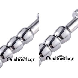 Sex Adult toy Ourbondage 7 Type Stainless Steel Beads Shape Urethral Sounds Catheter Male Penis Plug Sounding Dilator Toy For Men 1123