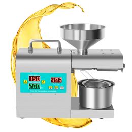 RG-312 220V/ 110V Intelligent Oil Press Household and Commercial Automatic Oil Extractor Cold/ Hot Press