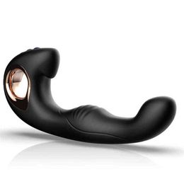 NXYVibrator Sex Shop Tickling Prostate Massager Vibrator Heating Vibrating Butt Plug10 Speed Finger Anal Masturbation Toys For Men Gay 1123