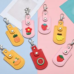 Protective Case Bags With Keyring Cute Leather Access Card Holder Wallet Hasp Fashion Hasp Mini Cards Cover