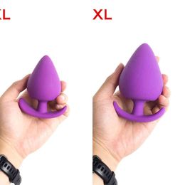 Nxy Anal Toys Ywzao Ass Silicone Butt Adult Sex Tools for Women But Plugs Stuff Intimate Training Kit Mens Prostate G04 1218