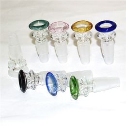 14&18mm male 2 in 1 Glass Bowl for Bong Bowls smoking accessory recyler water pipe dab rigs reclaim catchers