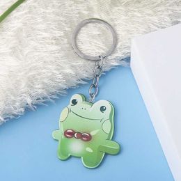 Anime Killing Stalking Acrylic Keychain Sangwoo Yoonbum Frog Key Chain for Women Men Kids Christmas Gift Jewellery G1019