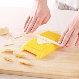 Pasta Molds Stamps Mold Board With Rolling Pin Small Spiral Hollow Italian Macaroni Maker Pasta Tools