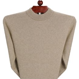 Thoshine Brand Winter Men Knitted Sweaters 95% Cashmere Male Warm & Thermal Wool Sweater Basic Solid Colour Pullover Jumpers 210918