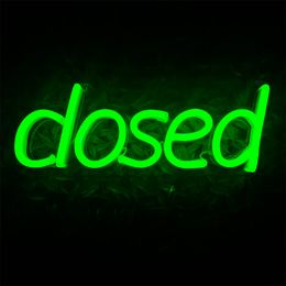 "closed" word Sign Store Restaurant Bar Gift shop Door Decoration Board LED Neon Light 12 V Super Bright