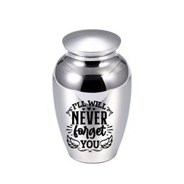 Ashes Funeral Small Cremation Urn Pendant Casket Container Mini No Deformation Memorials Urns For Aluminium Alloy Commemorate Departed Loved Ones