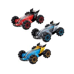 Stunt Off-road Vehicle Drift Hand-sensing Remote Control Car Children Side Row Climbing High-speed Remote Control Toy Universal Rotary Light-red/blue/gray