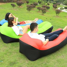 Beach camping mat equipment sleeping lazy bag Park Picnic mat inflatable sofa lazy bag air sofa bed lounger bag mattress pad Y0706