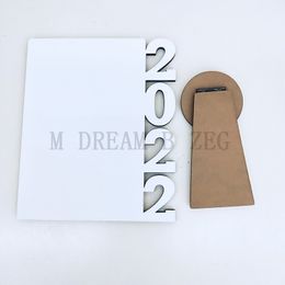 2022 Sublimation Photo Frame Party Supplies DIY Photo Panel Blank Picture Frame New Year Gift