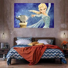 Girl Large Oil Painting On Canvas Home Decor Handcrafts /HD Print Wall Art Pictures Customization is acceptable 21070406