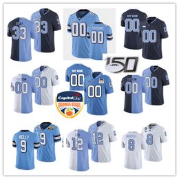 2022 NCAA Custom North Carolina Tar Heels Stitche Football Jersey 52 Jonathan Adorno 21 Elijah Green 26 D.J. Jones 14 Jefferson Boaz 12 Stephen Gosnell 88 Kamari Morales