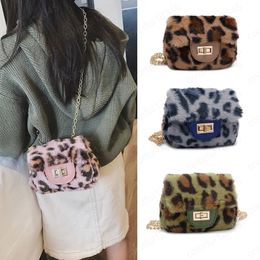 Cute Kids Mini Purses and Handbags 2021 Faux Fur Little Girl Crossbody Bag Girls Small Plush Coin Pouch Purse Bag Gift