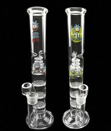 Glass Bong Birdcage Perc High 12.5inch Smoking Pipe 3 Layer Philtre Honeycomb Percolator Bongs Water Pipe 18.8MM joint toroglassart shop