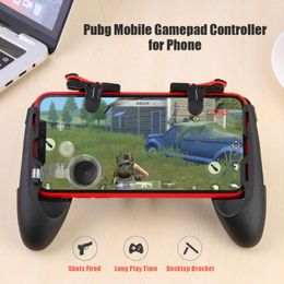 Game Controllers & Joysticks 3 In 1 Mobile Gamepad For Pubg Controller Free Fire L1R1 Shooter Aim Keys Button Trigger Hand Grip Accessories