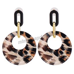 Wholesale Acrylic Dangle Earrings Geometry Cartoon Circle Shape Jewelry Chic Drape AccessoriesEarrings For Women Preferredr