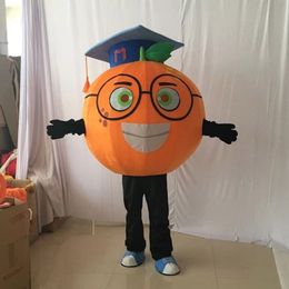 Halloween Orange Mascot Costume High Quality Cartoon Plush Anime theme character Adult Size Christmas Carnival Birthday Party Outdoor Outfit