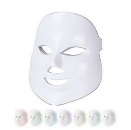 Led Face Mask Led Light Therapy 7 Colour Photon Skin Rejuvenation LED Facial Skin Care Mask