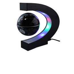 2021 Antigravity Shape LED Floating Globe Magnetic Levitation Tellurion World Map Home Office Desk Decor Gifts US/UK/EU/AU Plug