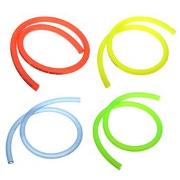 gas line filter UK - Parts Motorcycle Gas Fuel Filter Petrol Pipe Hose Line + 4 Clips Moto Scooter Dirt Bike Yellow Red Blue Green 6mm