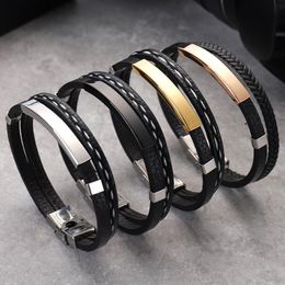 Tennis JOINBEAUTY 2021 Arrival Handmade Weave Wrap Bracelets With Metal Charm Vintage Bangles Simple Lovers Punk Jewelry