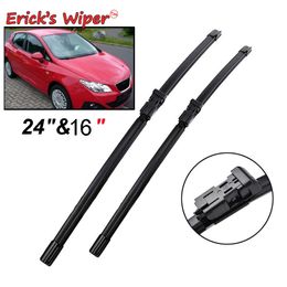 Erick's LHD Wiper Blades For SEAT Ibiza 6J 2008 - Windshield Windscreen Front Window 24''+16''