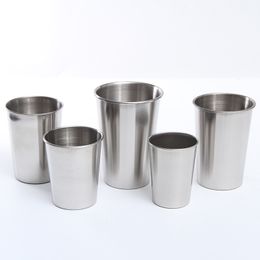 reusable 12oz stainless steel coffee water wine beer mug cup blank 16 oz cold drinking cups