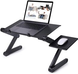 Laptop mesa carrinho portátil portátil mesa de trabalho laptop laptop laptop ergonómico bandeja de computador tabuleiro de leitura bandeja de cama
