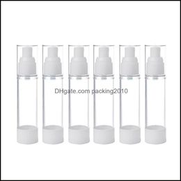 Jars Storage Housekee Organisation Home & Garden6 Pcs/Set Small Mist Bottles Vacuum Spray Travelling On Business Bottling 50Ml Press Pump Bot