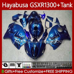 Body Kit For SUZUKI Hayabusa GSXR 1300CC 1300 CC 2002 2003 2004 2005 2006 2007 74No.130 GSX-R1300 GSX R1300 GSXR-1300 96-07 GSXR1300 96 97 98 Glossy blue 99 00 01 Fairings