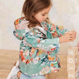 Cartoon Denim Jacket for Girls Coats Children Clothing Autumn Baby Girls Clothes Outerwear Jean Jackets & Coats for Child Girls 210412