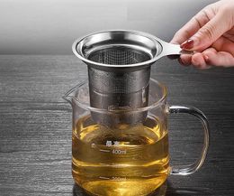 High Quality 304 Stainless Steel Tea Infuser Mesh Tools Strainer with Large Capacity & Perfect Size