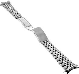 Watch Bands 18mm 19mm 20mm 316L Stainless Steel Jubilee Strap Band Bracelet Compatible For207B