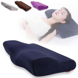 Pillow 35 Shaped Bedding Pillows Memory Foam Cervical Orthopedic Neck Health Care Slow Rebound Sleeping 43