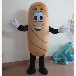 Performance French Bread Mascot Costume Halloween Fancy Party Dress Club Cartoon Character Suit Carnival Unisex Adults Outfit