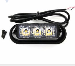 2021 3 LED Waterproof Car Truck Emergency lamp Flash warning lights car auto truck lightbar led Strobe light