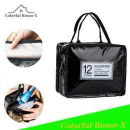 Travel Cosmetic Bag PU Waterproof Wash Lovely Lady Large Capacity Portable Handbag Zip Packages Household Products Storage Bags
